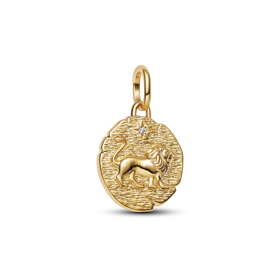 Lion Medallion Charm