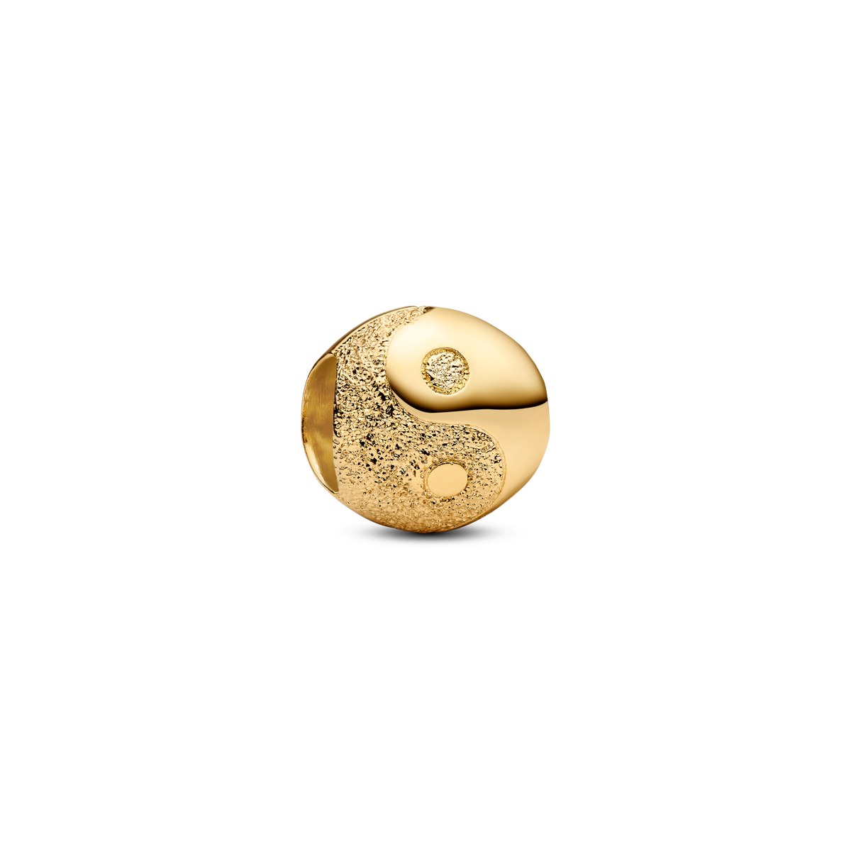 Textured Yin and Yang Mini Charm
