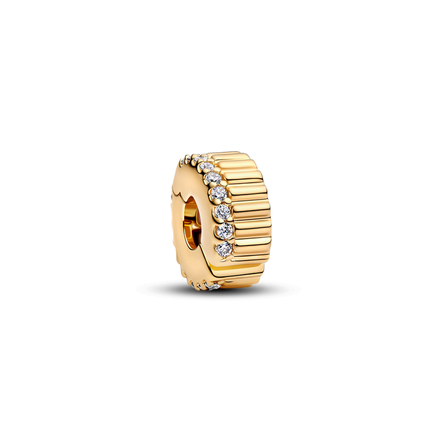 Ribbed Clip Charm