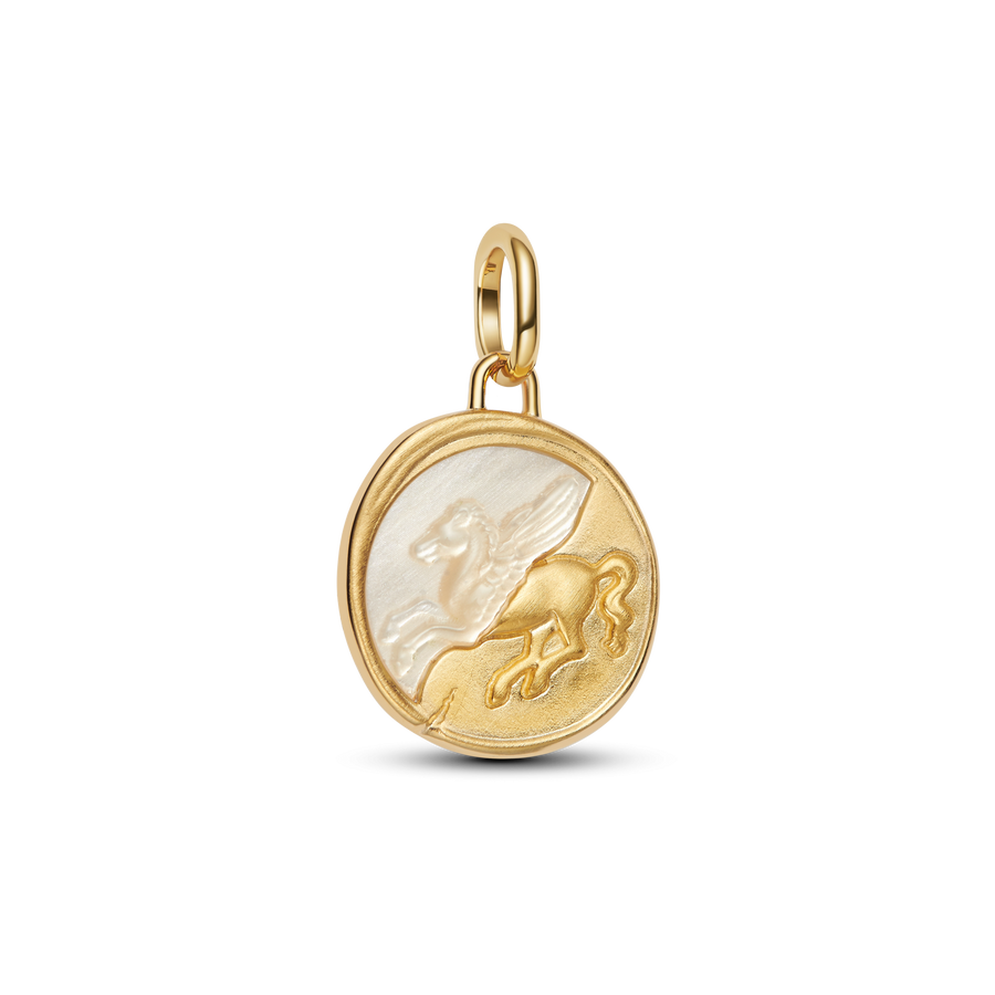 Pegasus Medallion Charm