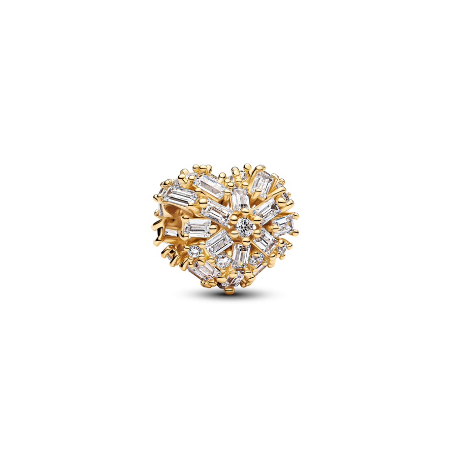 Sparkling Heart Charm