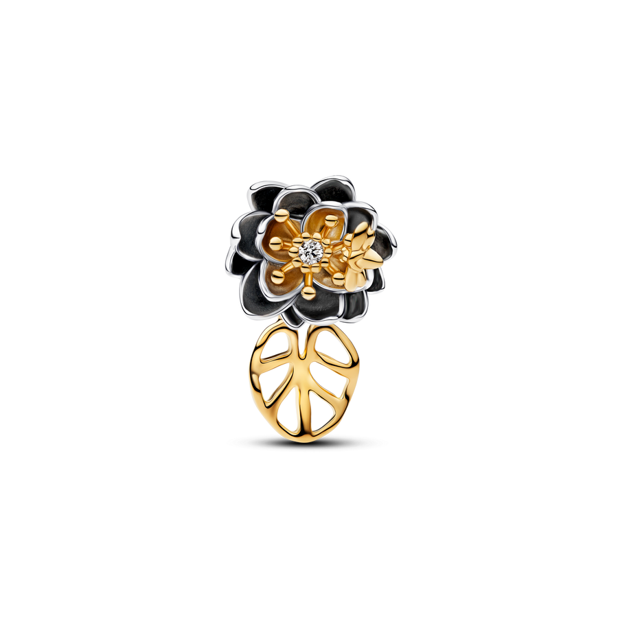 Disney Princess Tiana Water Lily Lab-grown Diamond Charm