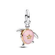 2026 Pink Sea Turtle Lab-grown Diamond Dangle Charm
