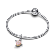 2026 Pink Sea Turtle Lab-grown Diamond Dangle Charm