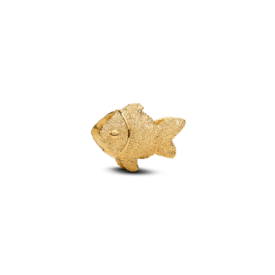 Textured Fish Mini Charm
