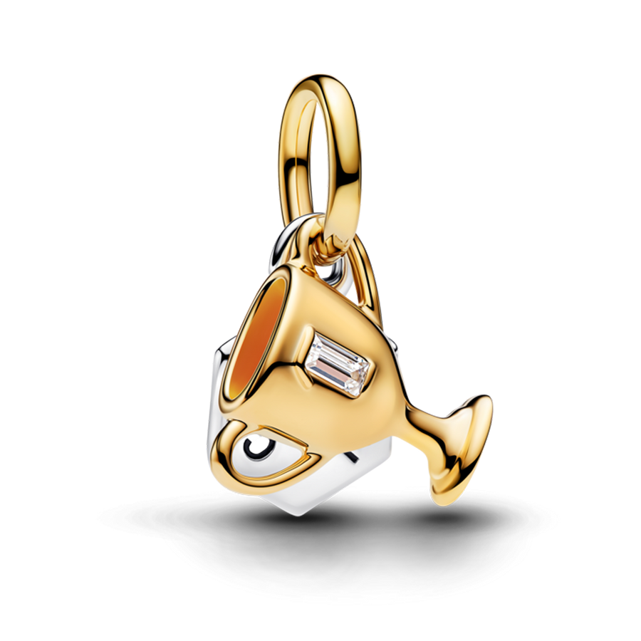 Engravable Trophy Double Dangle Charm
