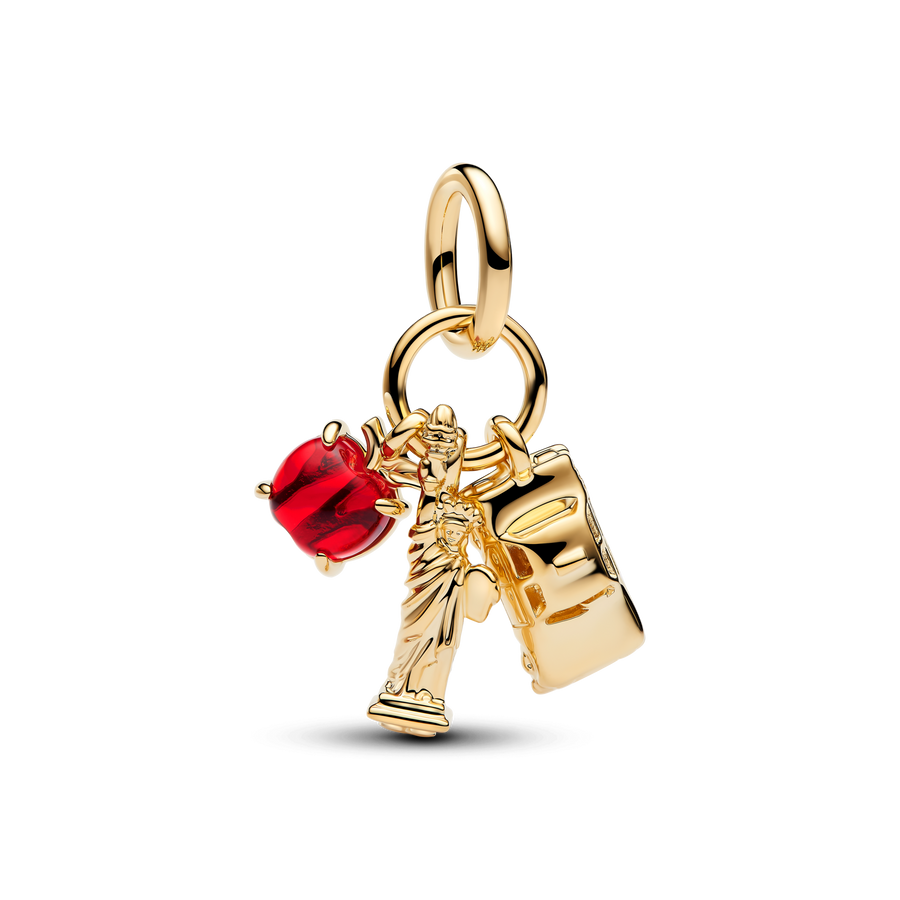 New York Icons Triple Dangle Charm
