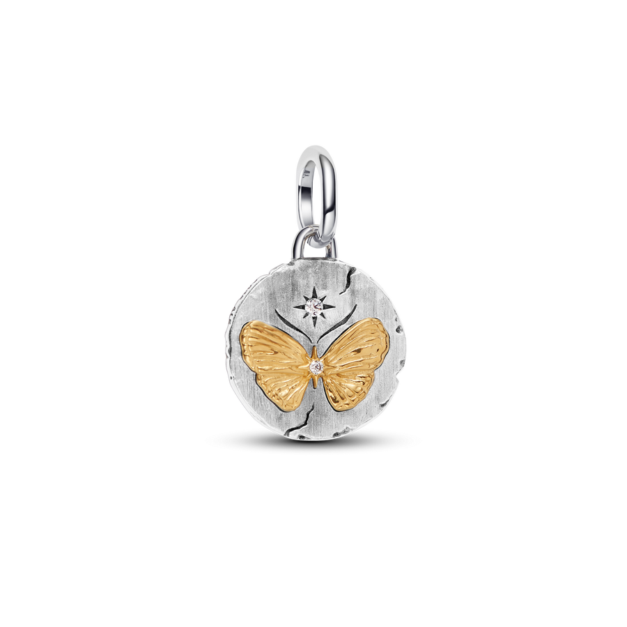 Butterfly Medallion Charm