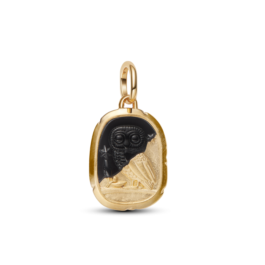 Owl Medallion Charm