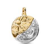Sun & Moon Oversized Medallion Charm
