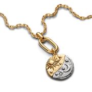 Sun & Moon Oversized Medallion Charm