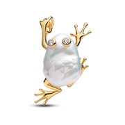 Treated Freshwater Cultured Baroque Pearl Oversized Frog Pendant