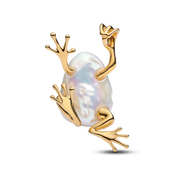 Treated Freshwater Cultured Baroque Pearl Oversized Frog Pendant