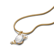Treated Freshwater Cultured Baroque Pearl Oversized Frog Pendant
