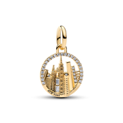 New York Skyline Dangle Charm