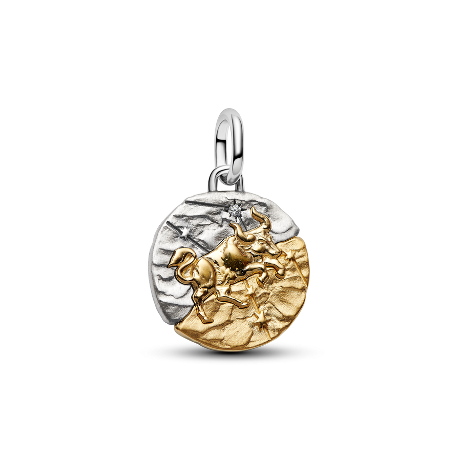 Taurus Zodiac Medallion Charm