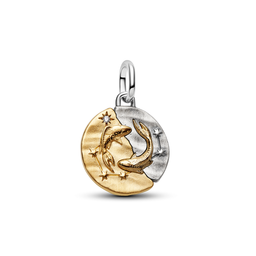 Pisces Zodiac Medallion Charm