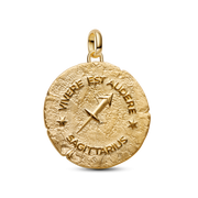 Sagittarius Zodiac Oversized Medallion Charm
