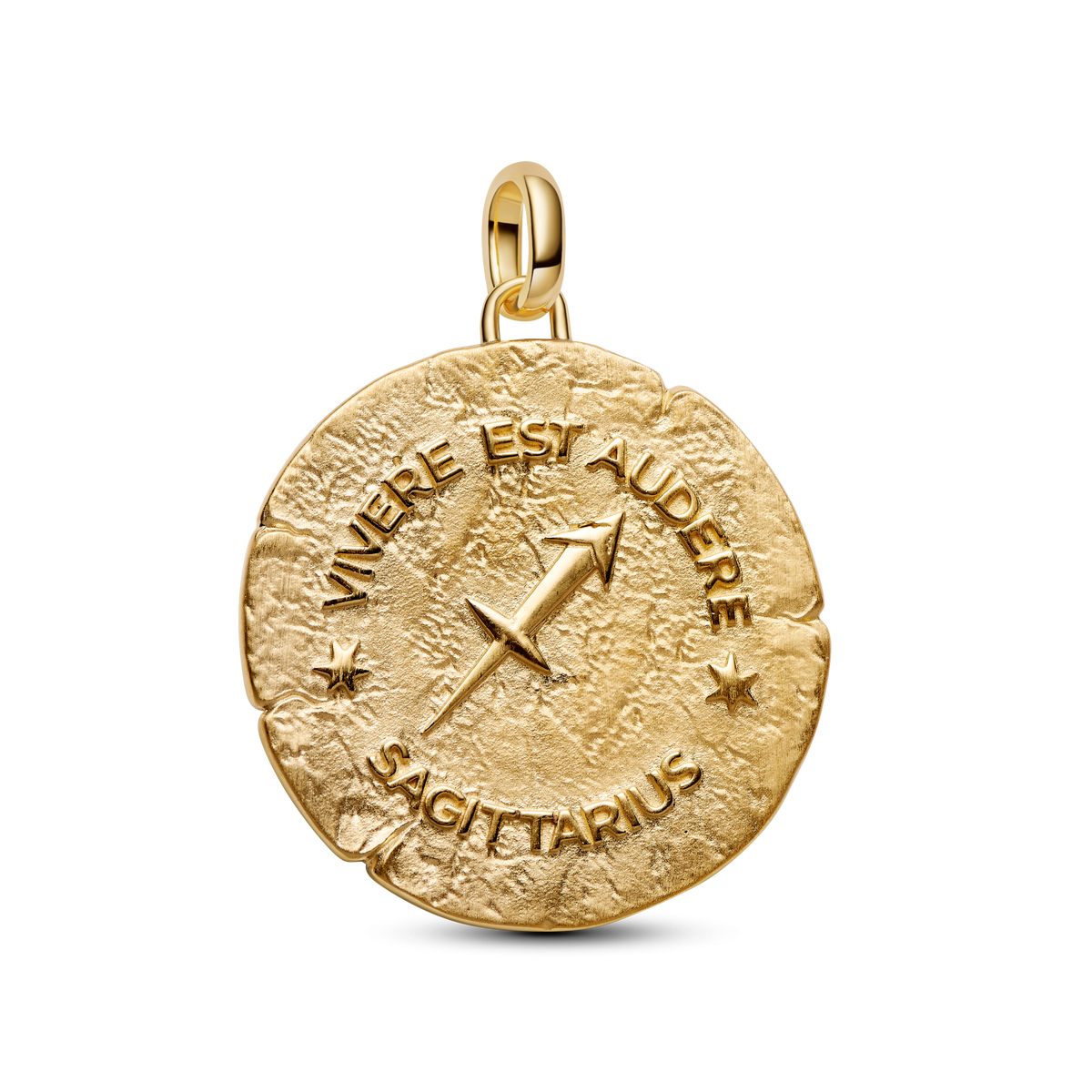 Sagittarius Zodiac Oversized Medallion Charm