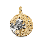 Leo Zodiac Oversized Medallion Charm