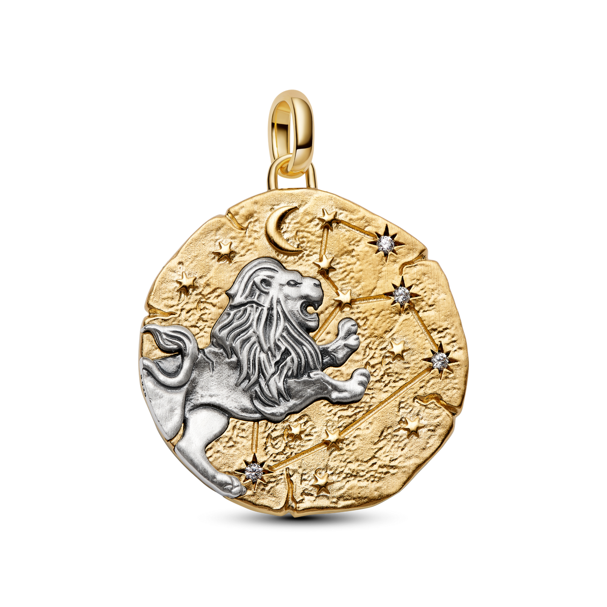 Leo Zodiac Oversized Medallion Charm
