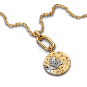 Leo Zodiac Oversized Medallion Charm