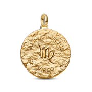 Virgo Zodiac Oversized Medallion Charm