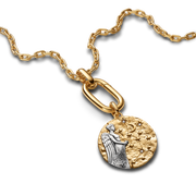 Virgo Zodiac Oversized Medallion Charm