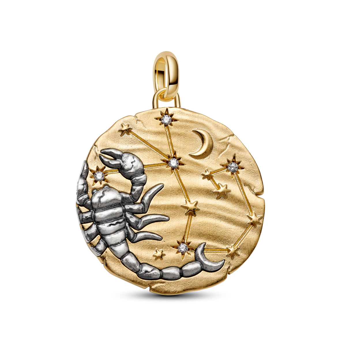 Scorpio Zodiac Oversized Medallion Charm
