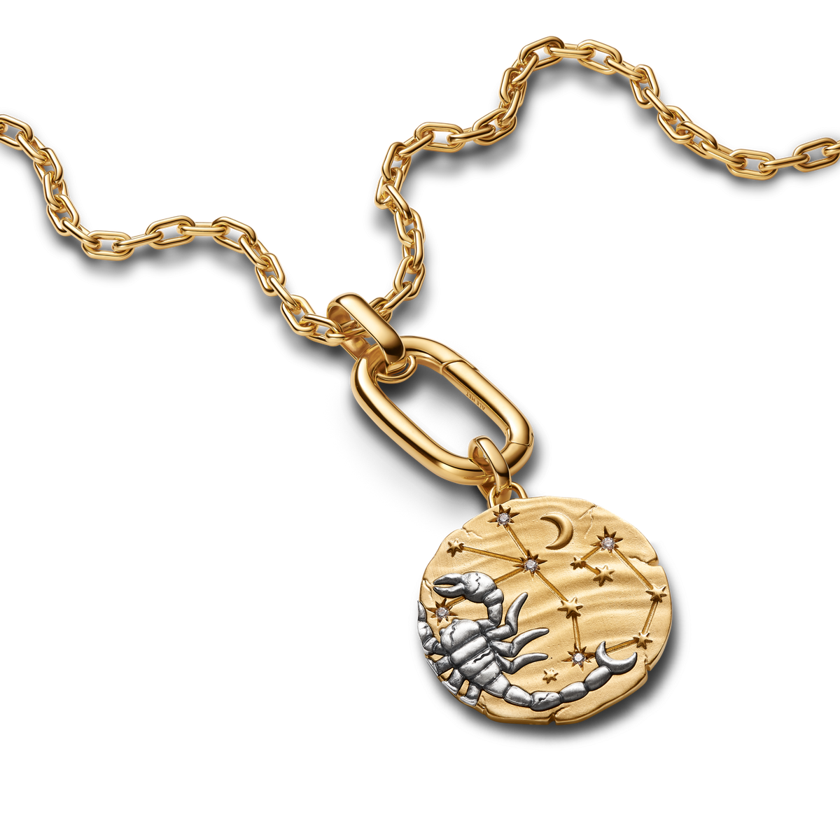 Scorpio Zodiac Oversized Medallion Charm