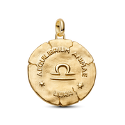 Libra Zodiac Oversized Medallion Charm