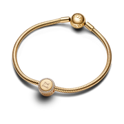 Engravable Sparkling Button Charm