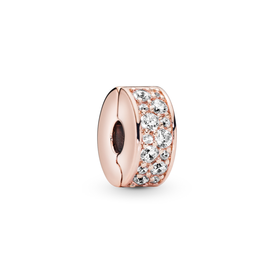 Clear Pavé Clip Charm