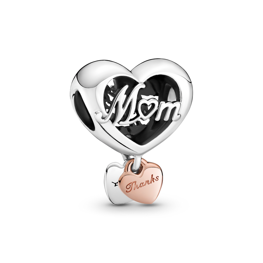 Thank You Mum Heart Charm