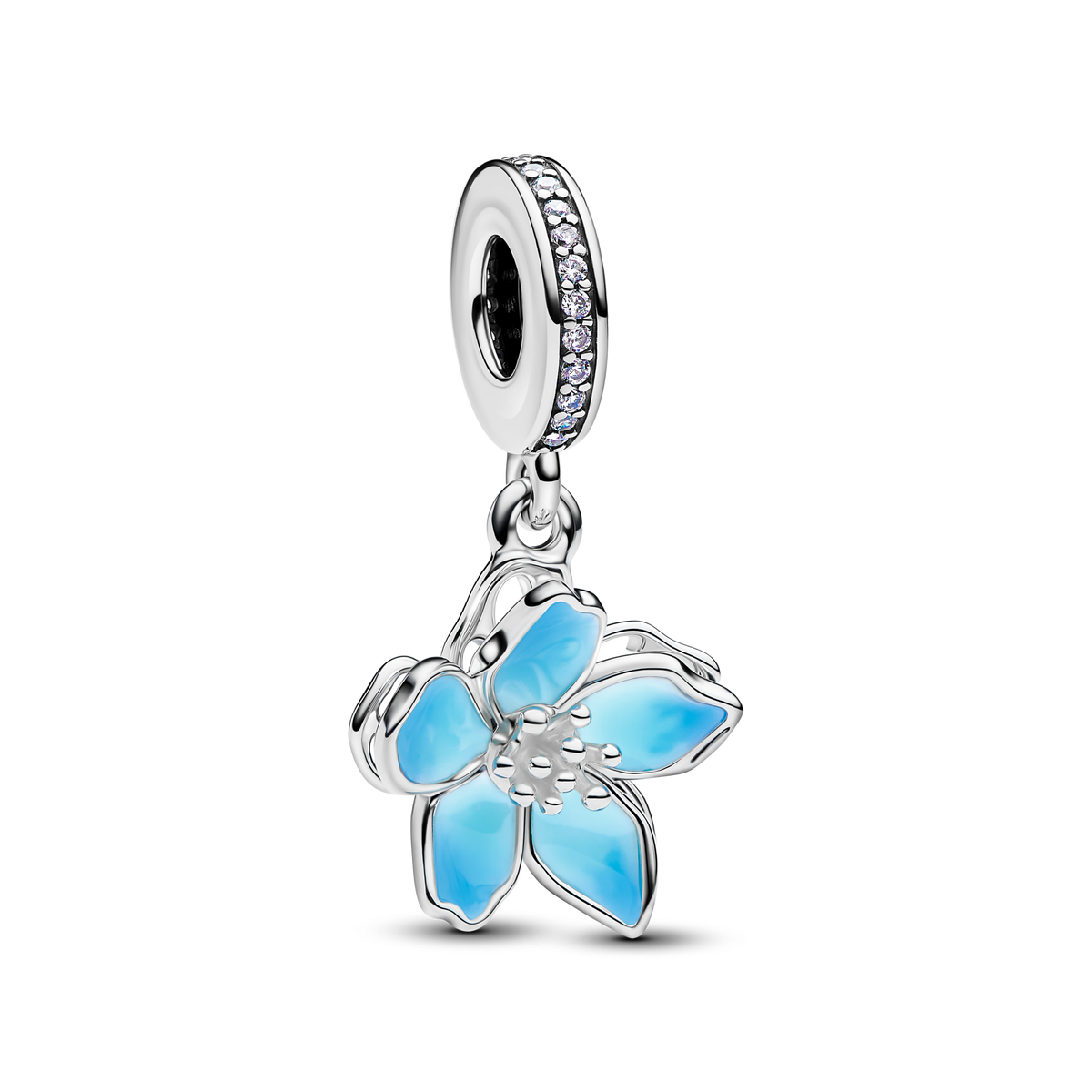 Blue Blossom Dangle Charm