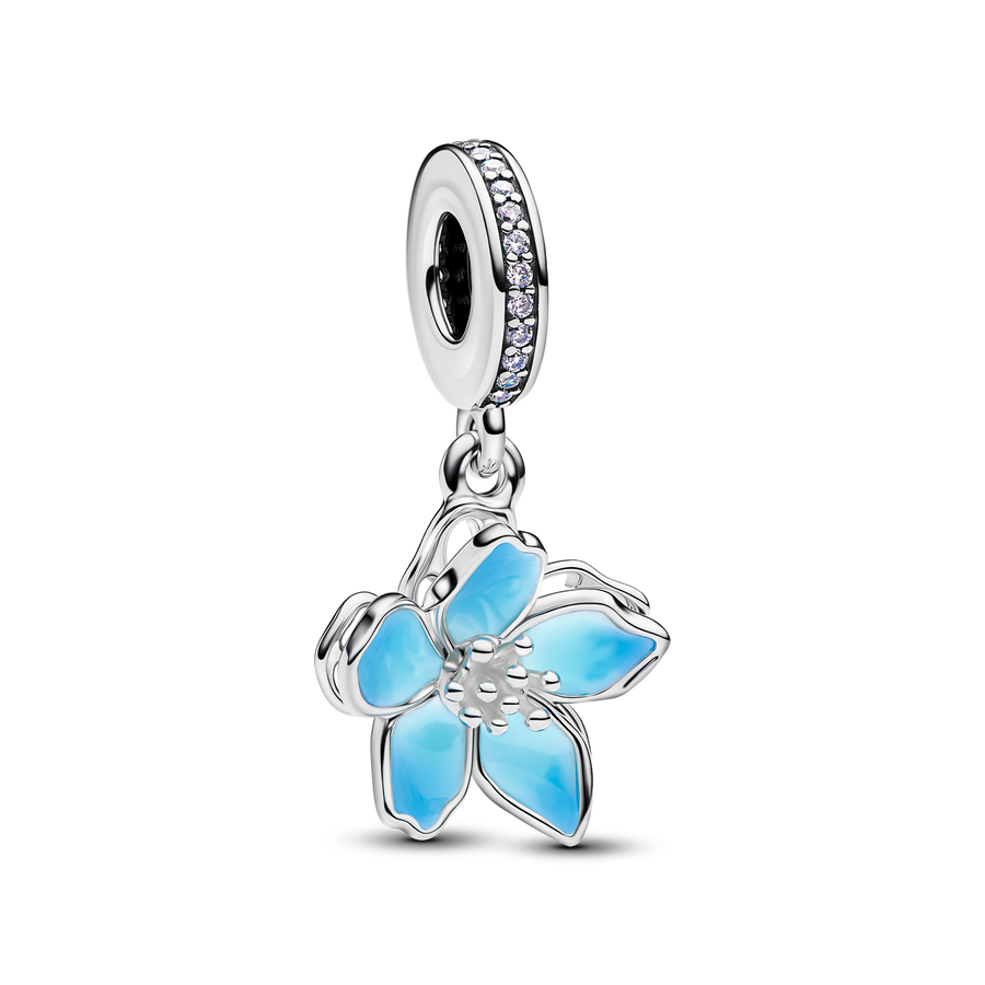 Cherry Blossom Charm Necklace Set