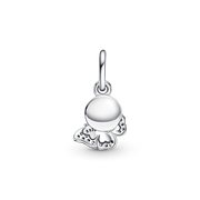 Blue Butterfly & Quote Double Dangle Charm