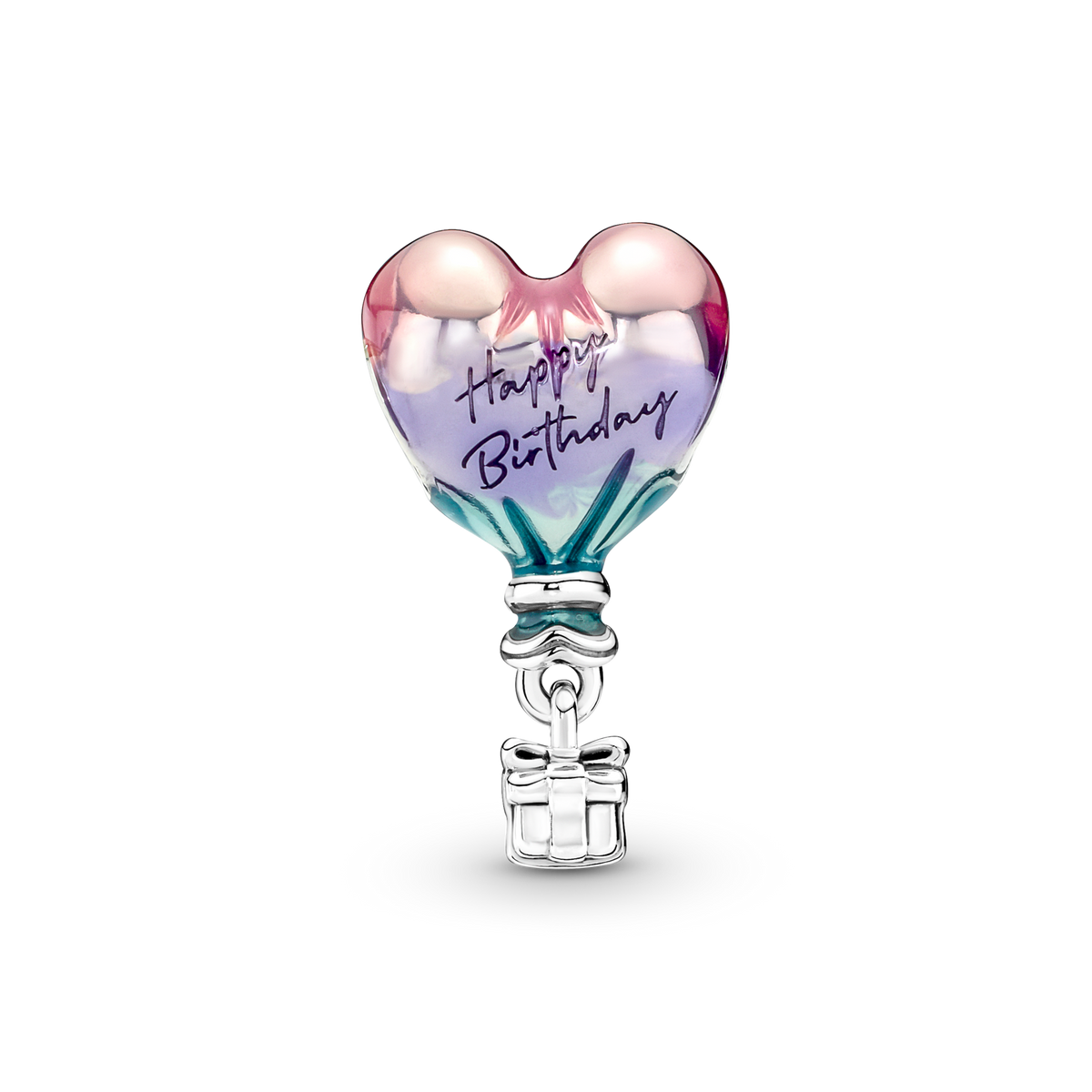 Happy Birthday Hot Air Balloon Charm