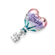 Happy Birthday Hot Air Balloon Charm