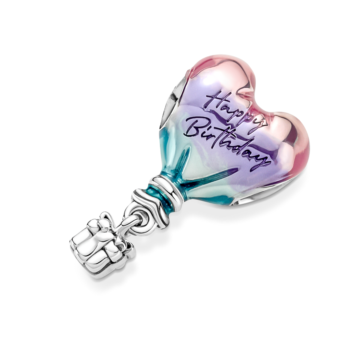 Happy Birthday Hot Air Balloon Charm