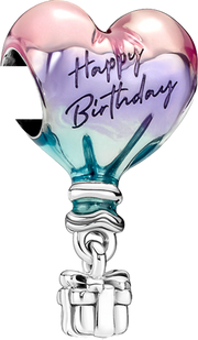 Happy Birthday Hot Air Balloon Charm