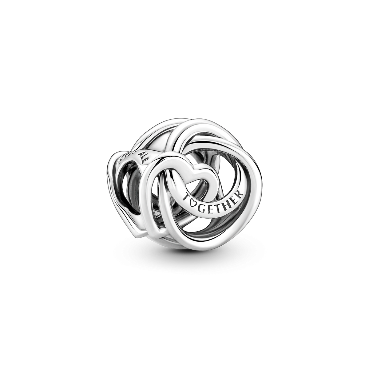 Family Always Encircled Heart Charm