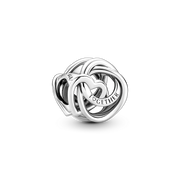 Family Always Encircled Heart Charm