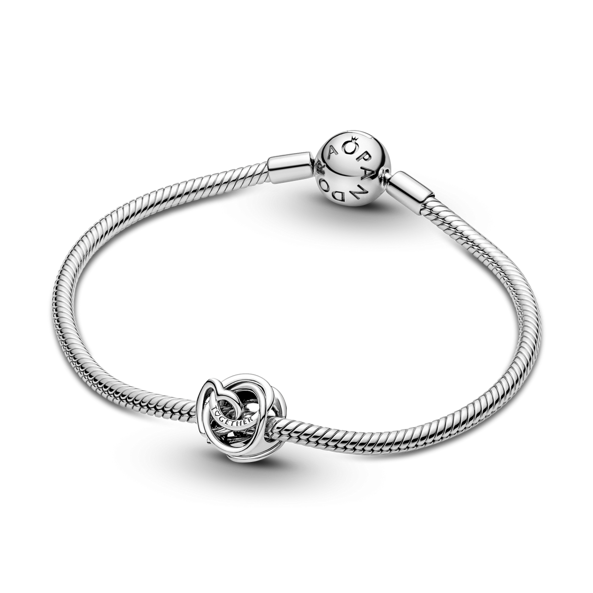 Family Always Encircled Heart Charm