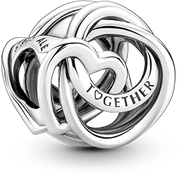 Family Always Encircled Heart Charm