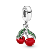 Asymmetrical Cherry Fruit Dangle Charm