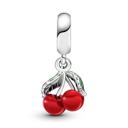 Asymmetrical Cherry Fruit Dangle Charm