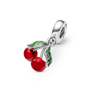 Asymmetrical Cherry Fruit Dangle Charm