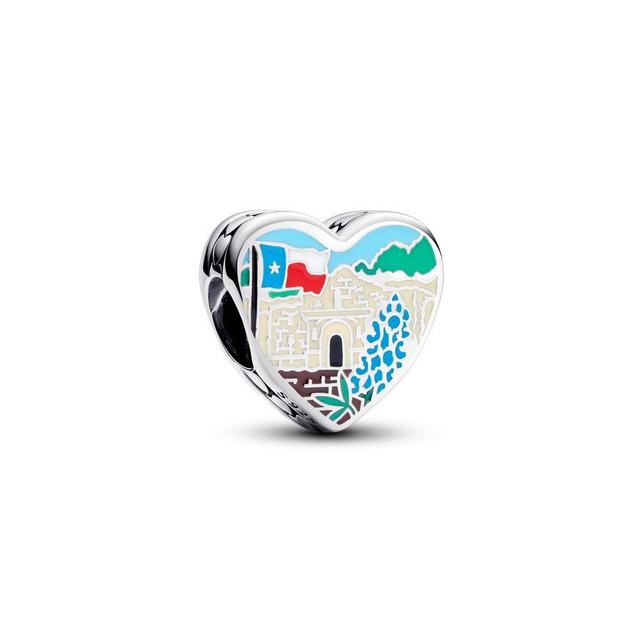 Texas Heart Charm