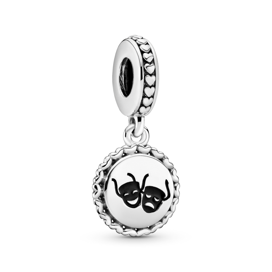 Theatre Masks Dangle Charm